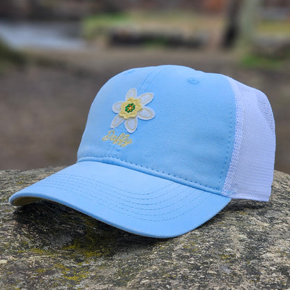 Nantucket Daffy Flower Trucker Hat
