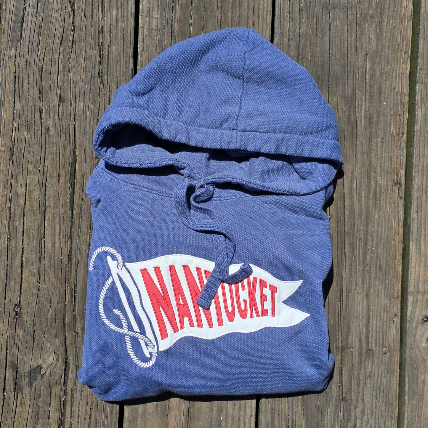 Nantucket Applique Flag Hampton Hoodie