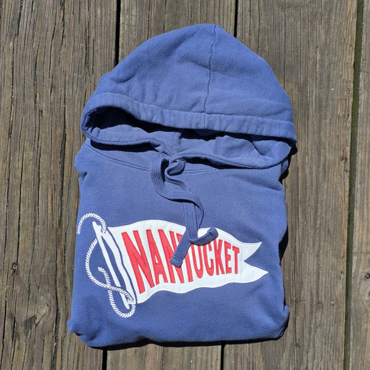 Nantucket Applique Flag Hampton Hoodie