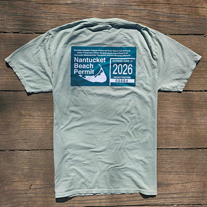 2026 Nantucket Short Sleeve Beach Permit Tee