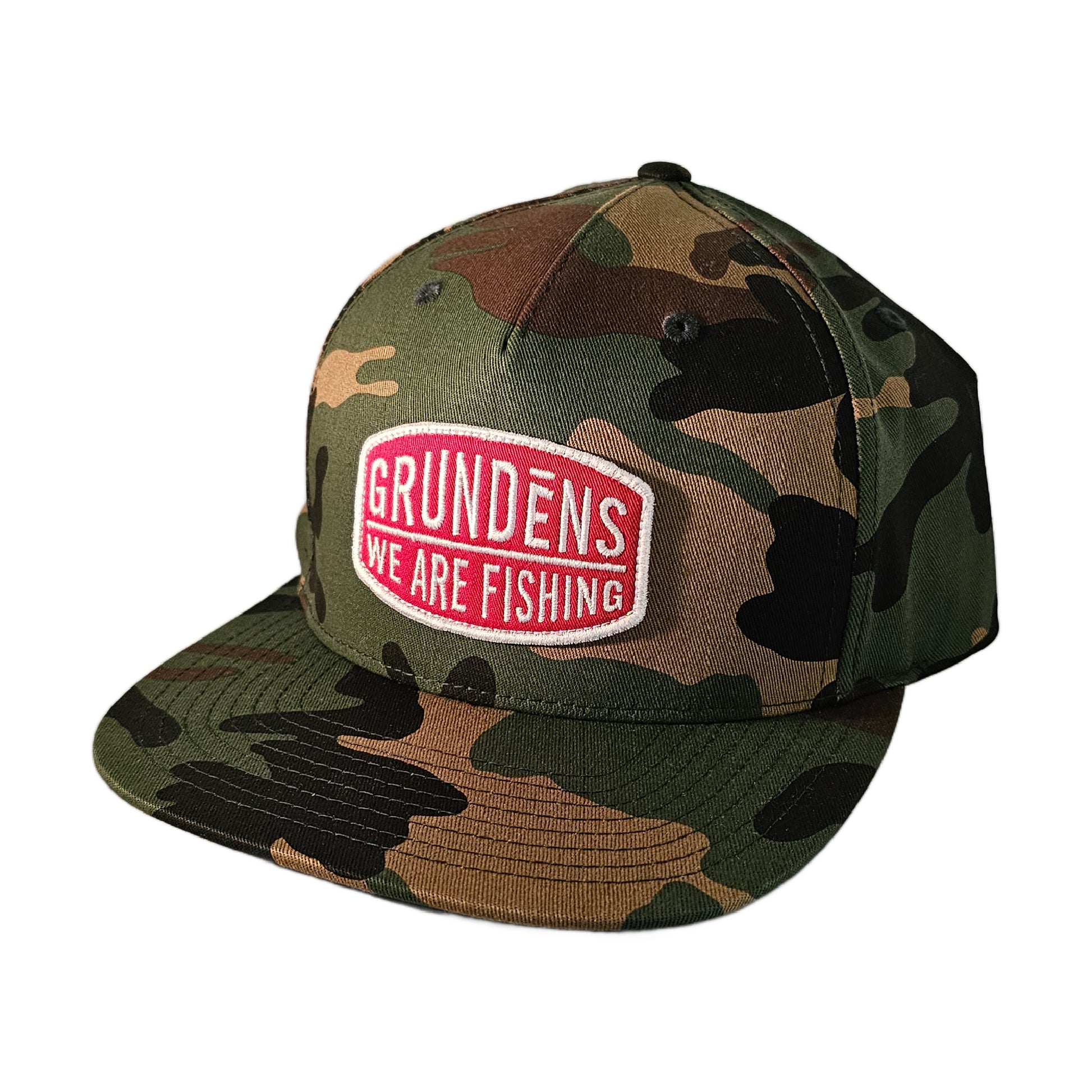 Grundens We Are Fishing Camo Hat