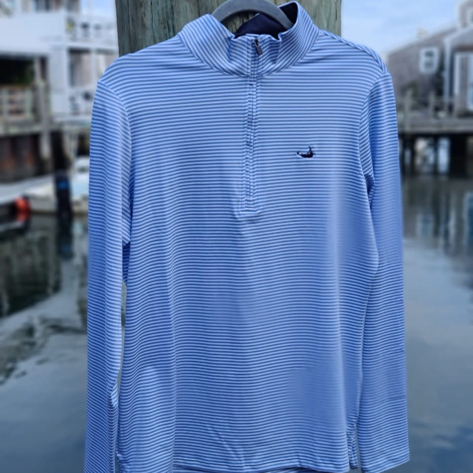 Nantucket Ladies Striped Quarter Zip