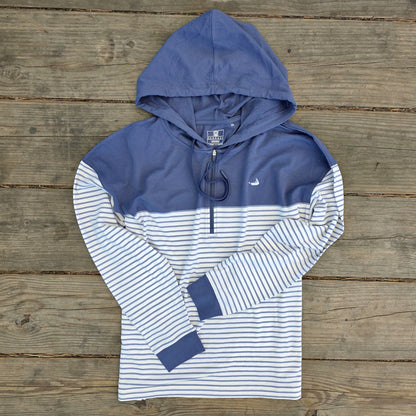 Jade Performance Stripe Hoodie