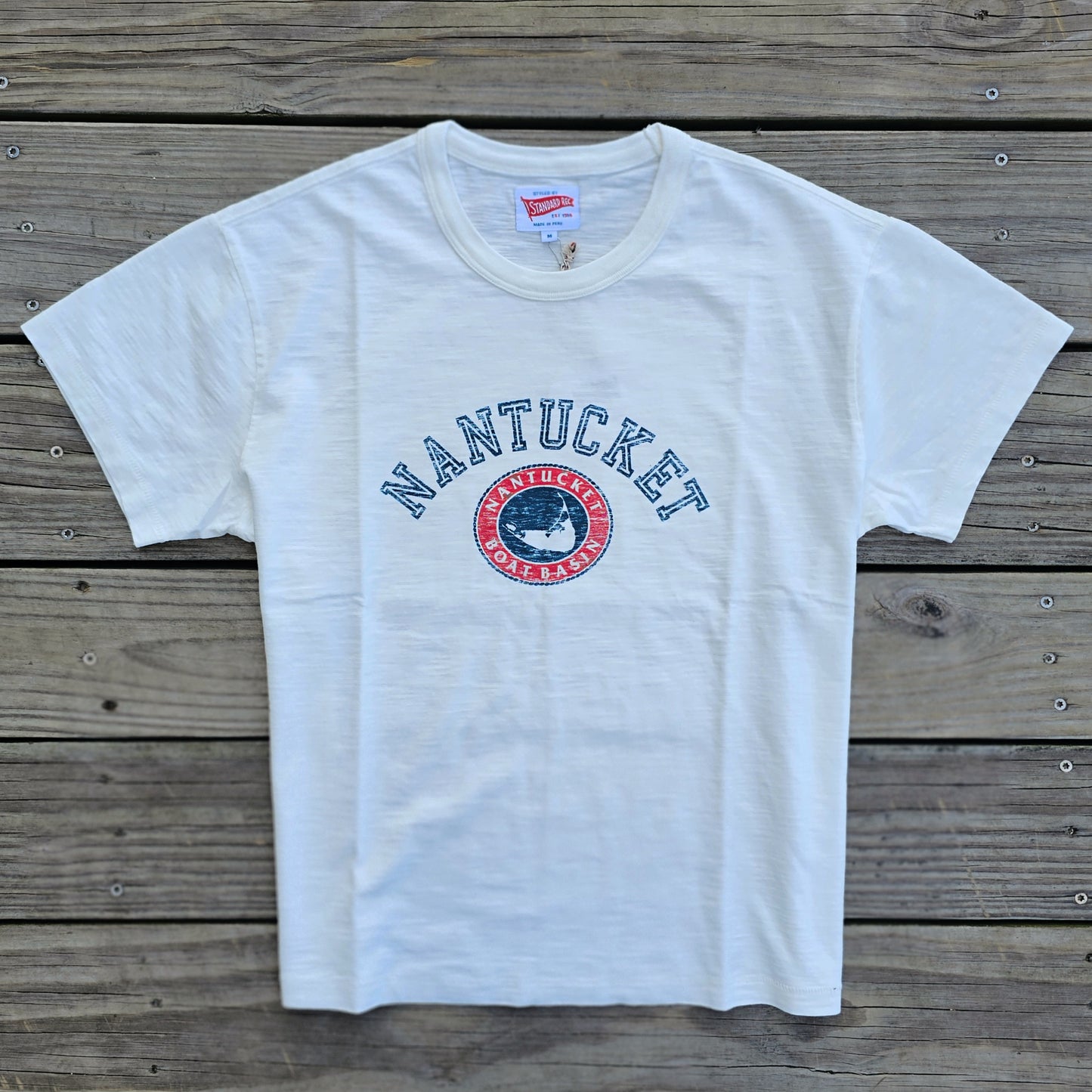 Ladies Nantucket Boat Basin Arch Tee