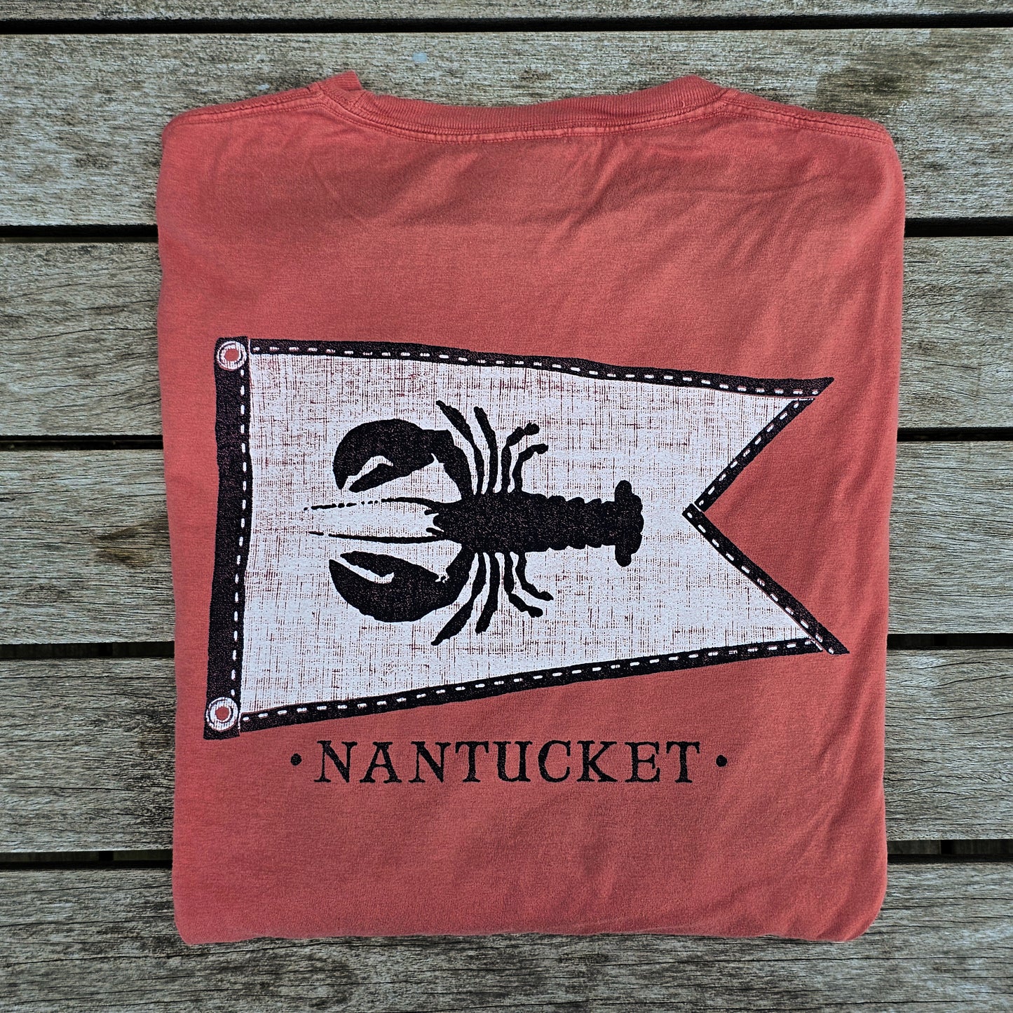 Nantucket Lobster Long Sleeve Tee