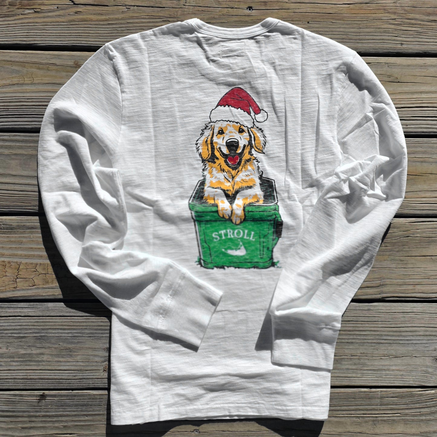 Stroll Marley Dog Long Sleeve Sleeve Rec Tee