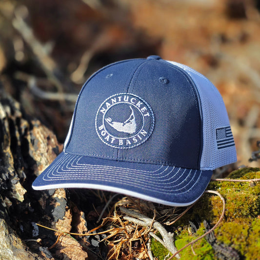 Nantucket Boat Basin Two Tone Trucker Flexfit Hat