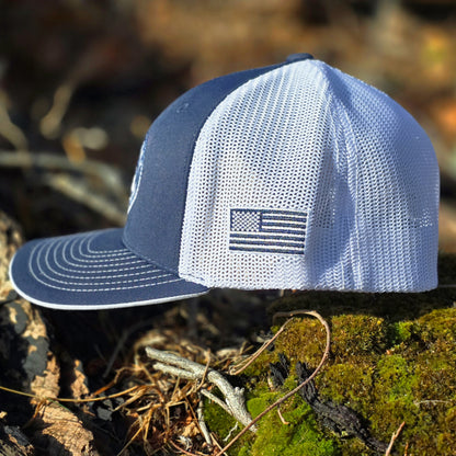 Nantucket Boat Basin Two Tone Trucker Flexfit Hat