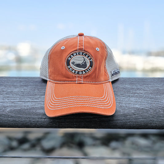 Nantucket Boat Basin Coordinates Washed Trucker Hat