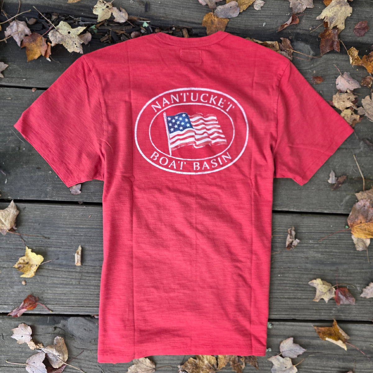 USA Oval Flag Back Tee