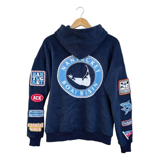 Junior Puff Sleeve Patch Hoodie
