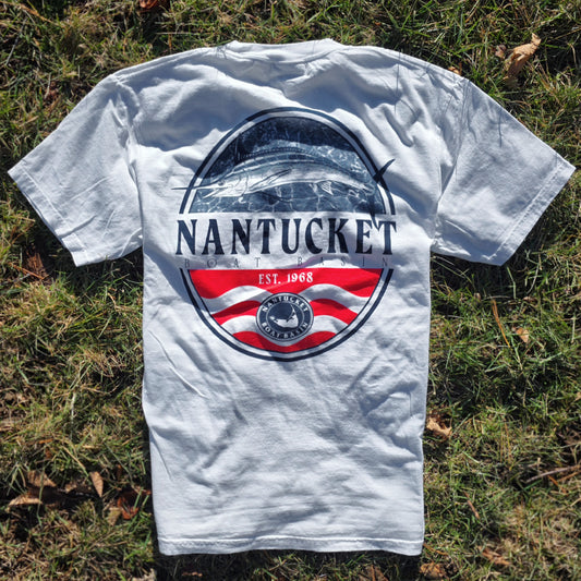 Nantucket Boat Basin Ripple Cut Pocket Tee