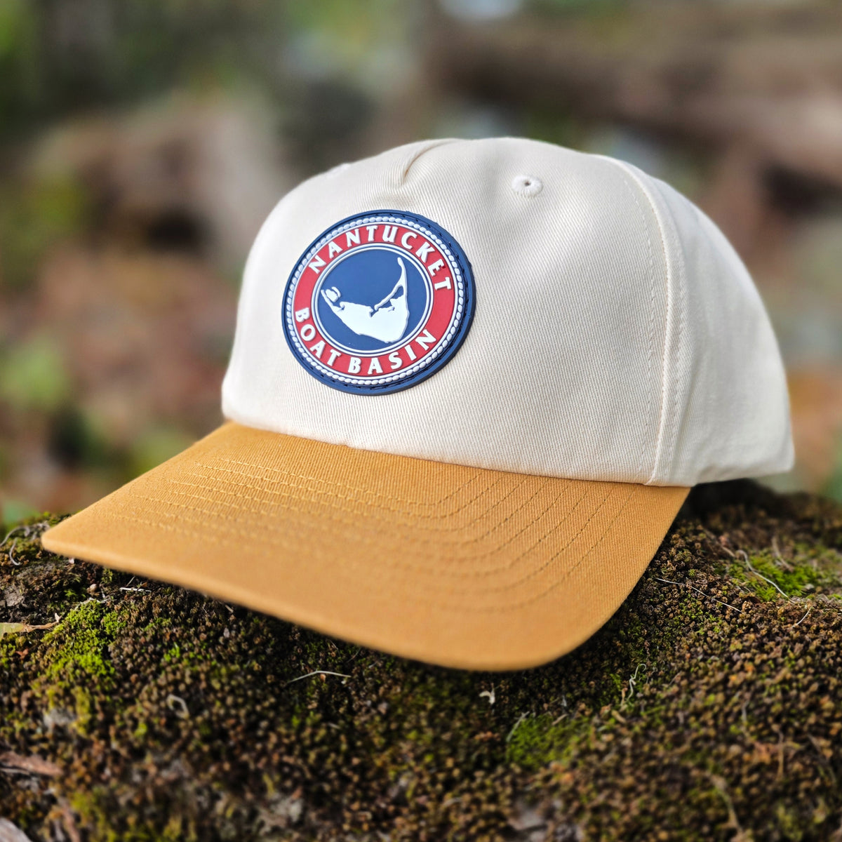 Two-Tone Rubber Patch Low Champ Hat