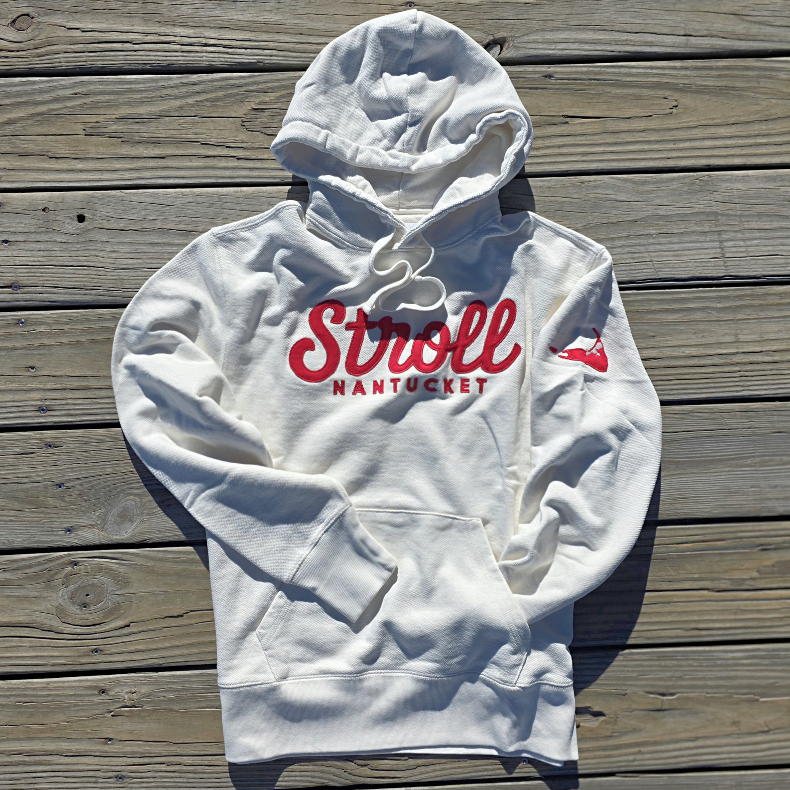 Stroll Nantucket Script Hampton Hood – Nantucket Boat Basin Authentic Shop