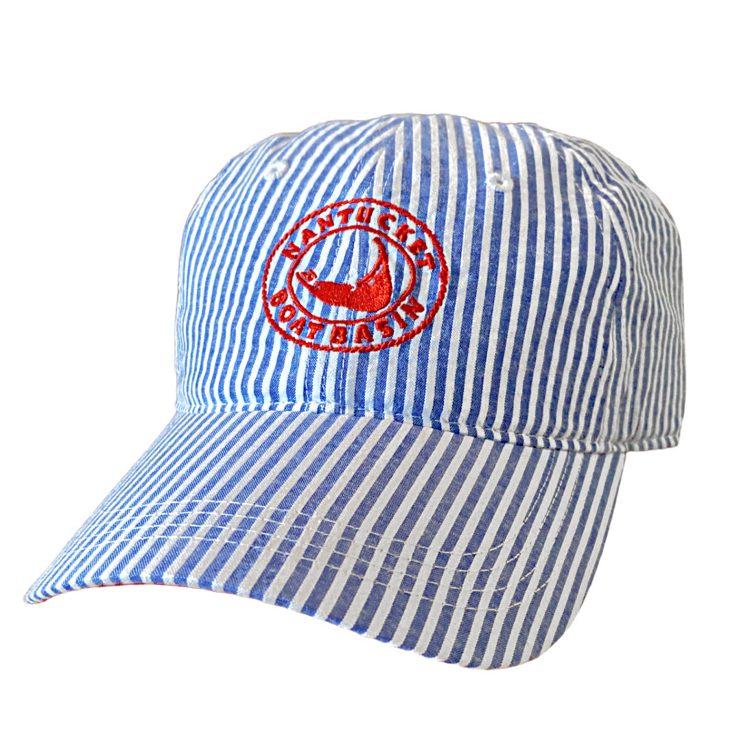 Nantucket Boat Basin Washed Striped Seersucker