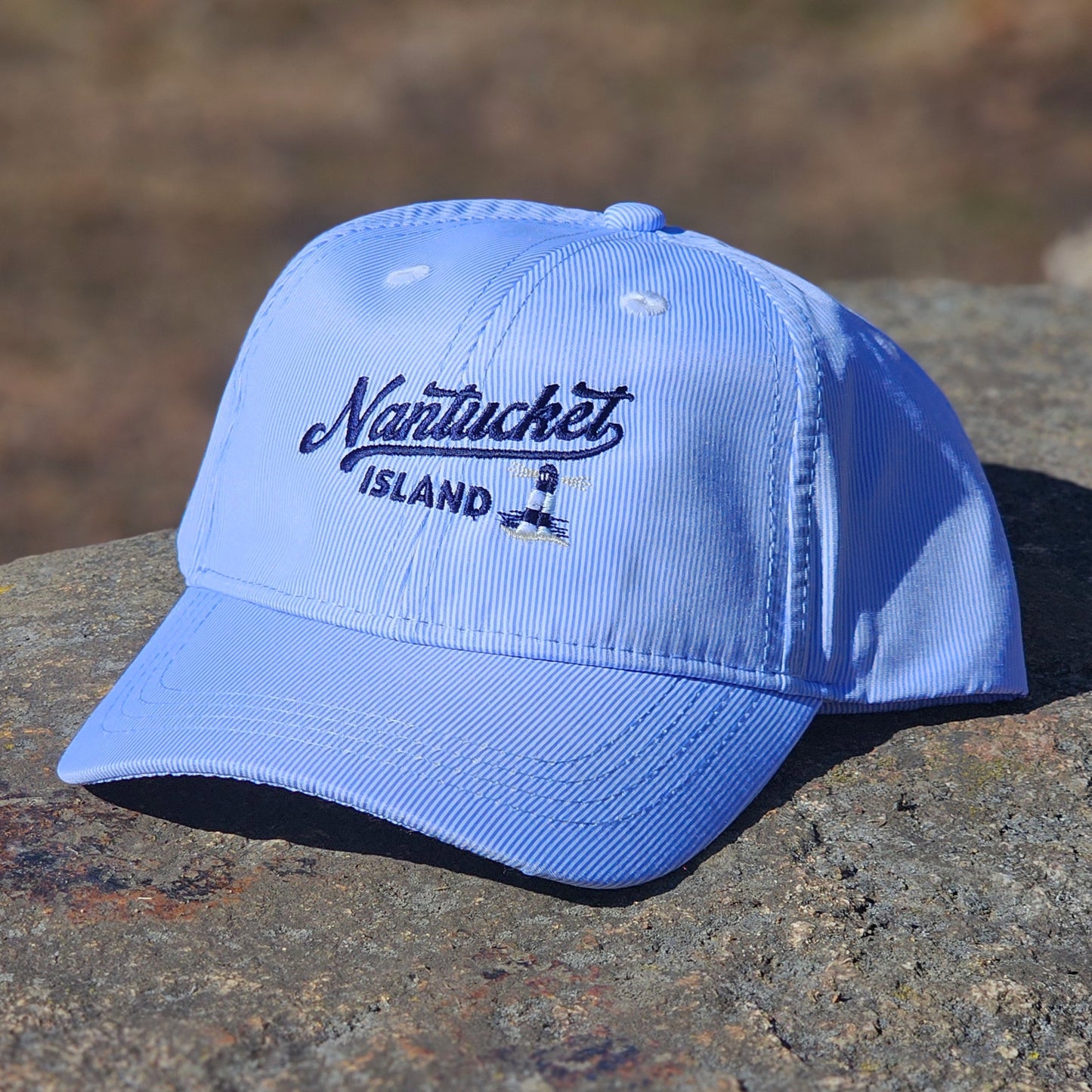 Nantucket Youth Seersucker Hat