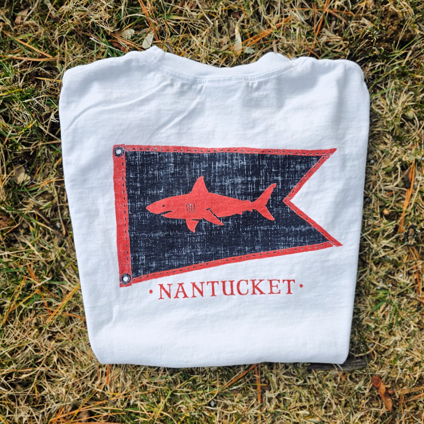 Youth Pennant Shark Icon Tee
