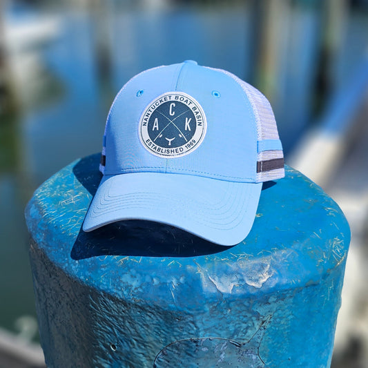 Nantucket Boat Basin ACK Side-Stripe Trucker Hat