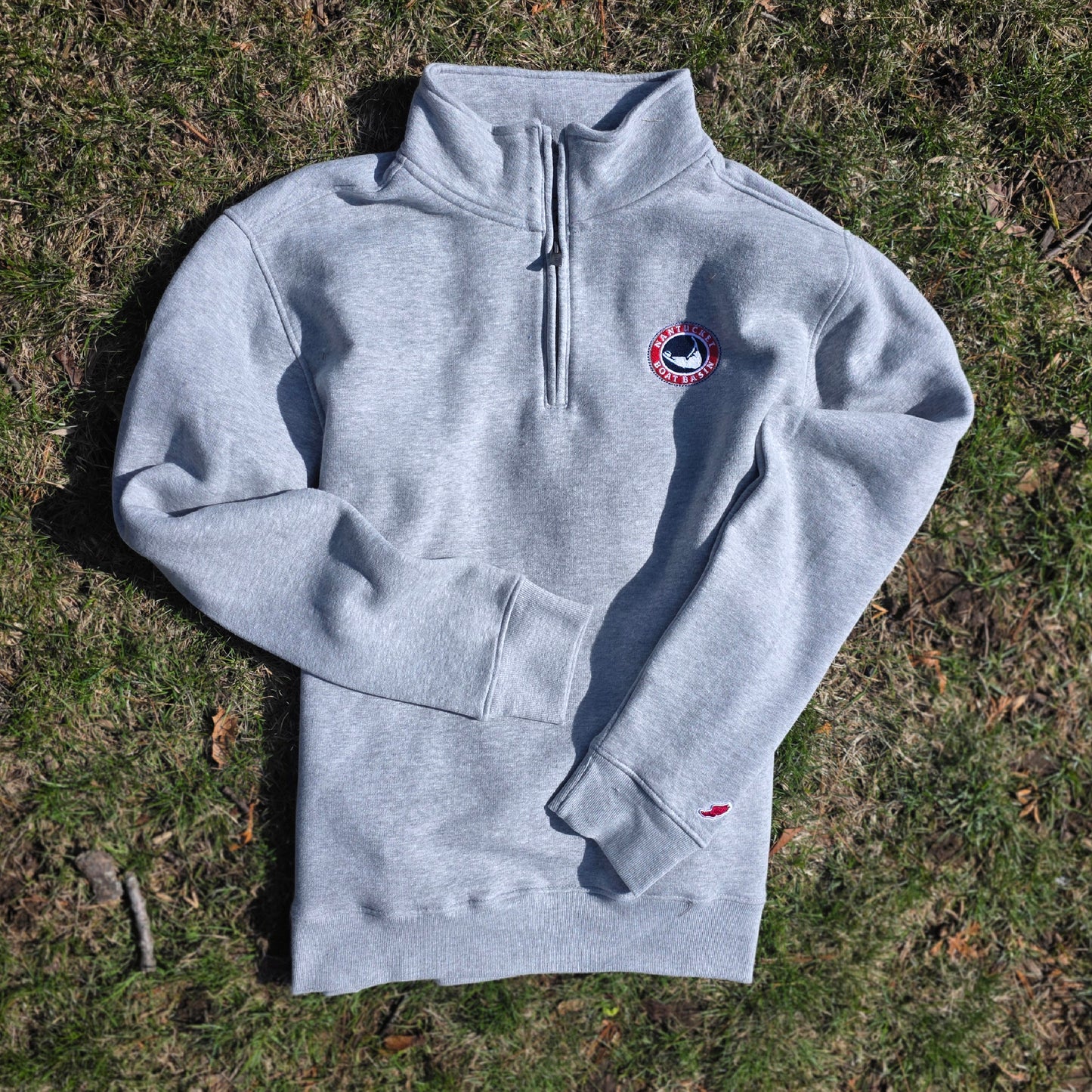 Nantucket Boat Basin Sueded Quarter Zip