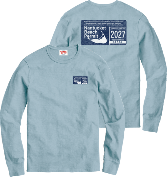 2027 Beach Permit Long Sleeve Rec Tee