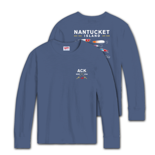 Nantucket Lures Long Sleeve Banner Tee