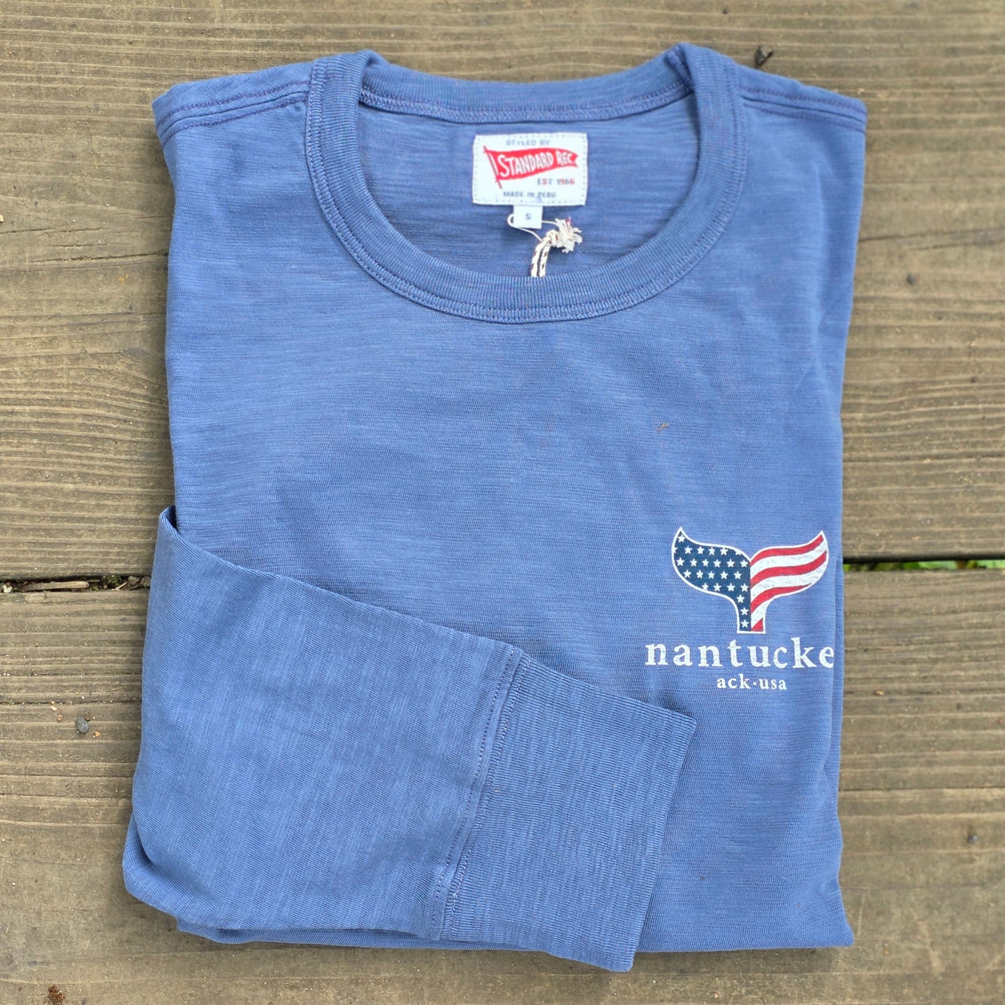 USA Whale Tail Long Sleeve Rec Tee