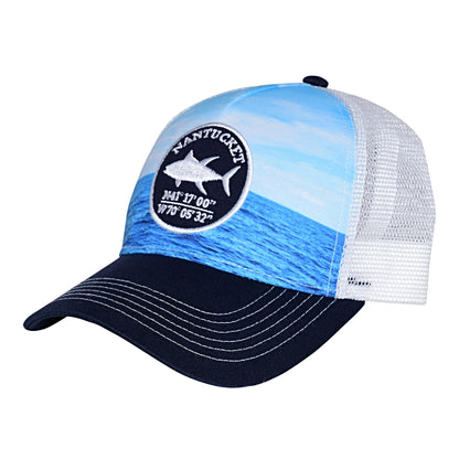 Nantucket Waves Meshback Trucker