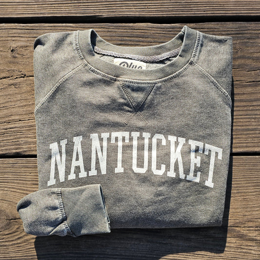 Nantucket Arch Burnout Wash Crewneck