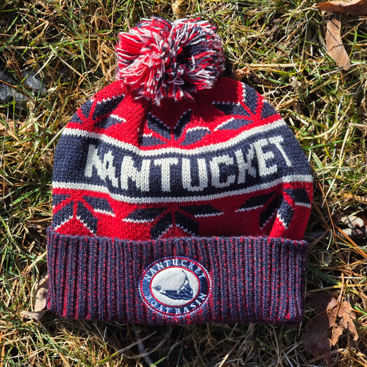 Nantucket Boat Basin Pom Beanie