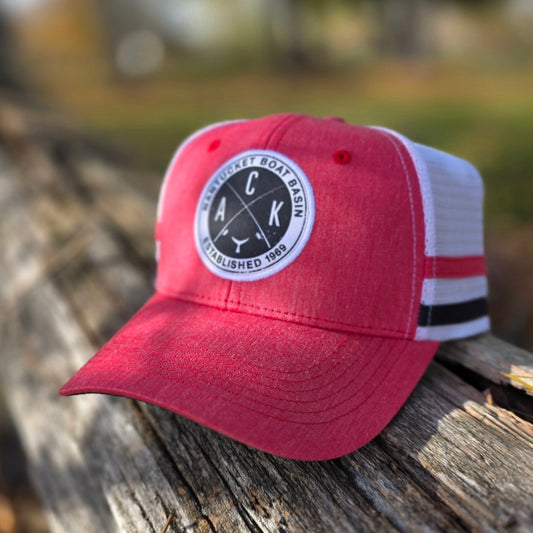 Nantucket Boat Basin ACK Side-Stripe Trucker Hat