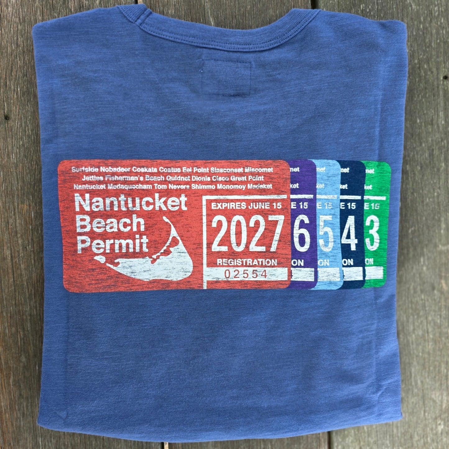 2027 Multi Beach Permit Short Sleeve Rec Tee