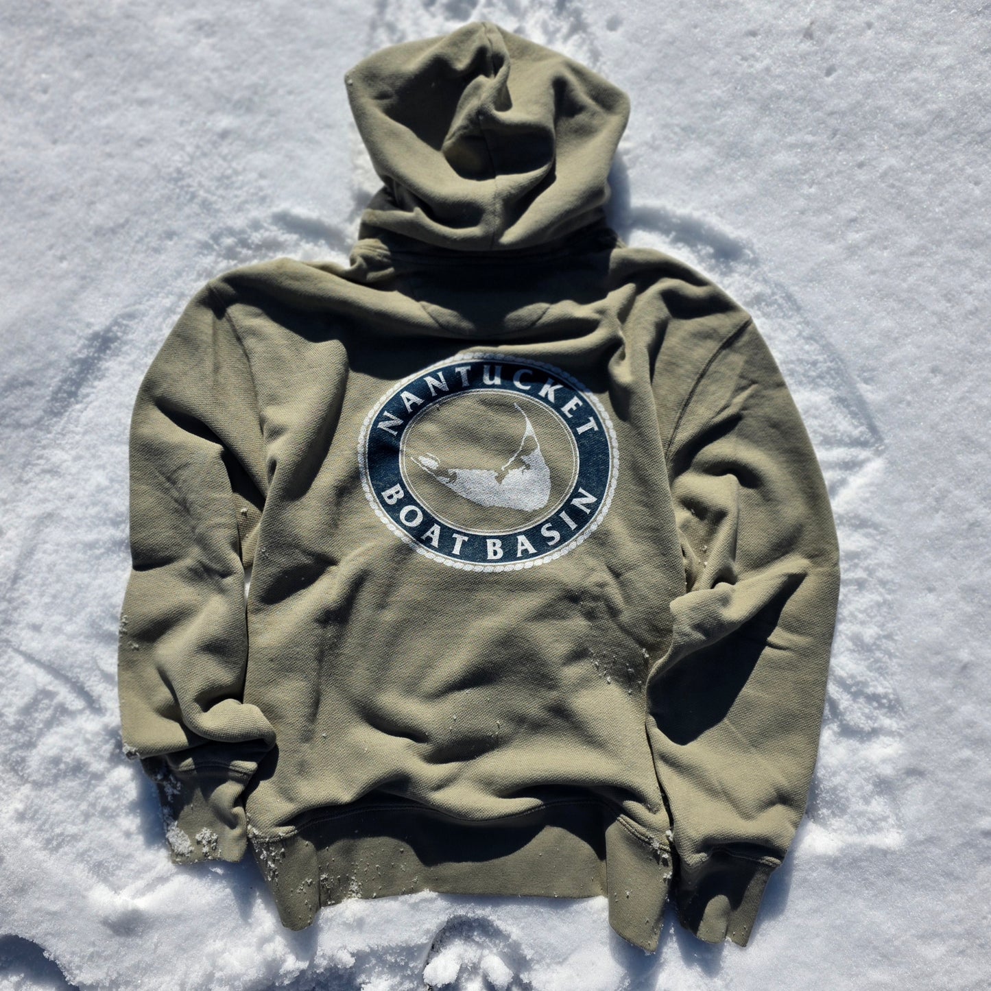 Nantucket Boat Basin Printed Hampton Hood