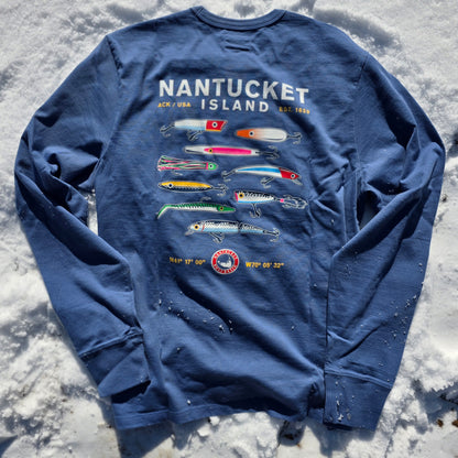 Nantucket Lures Long Sleeve Banner Tee