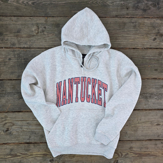 Nantucket Arch Tall Type Mini Zip Hoodie