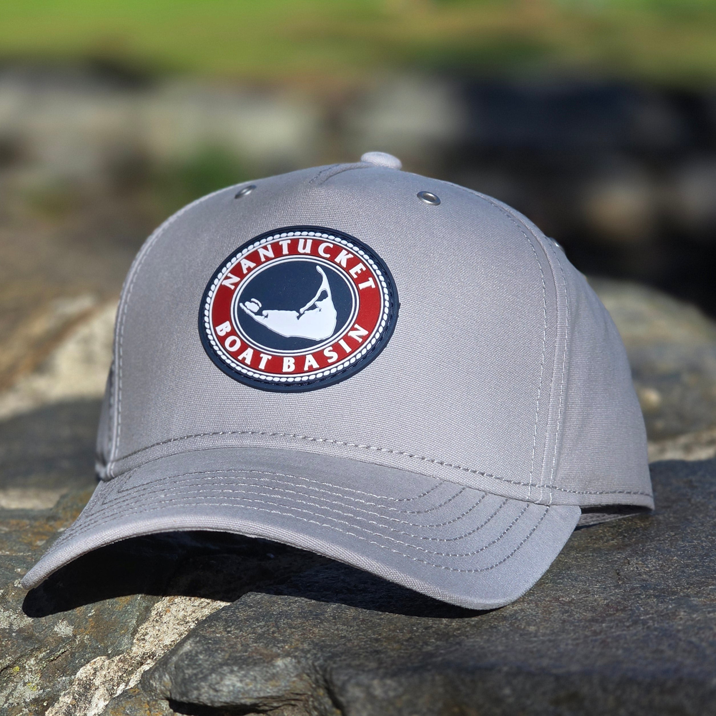 Nantucket Boat Basin Rubber Patch Burnside Hat – Nantucket Boat Basin ...