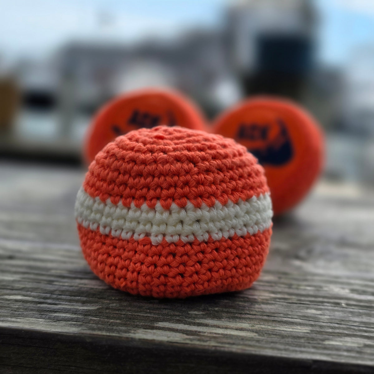ACK Woven Striped Hacky Sack