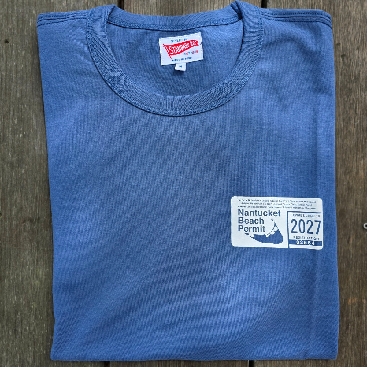 2027 Beach Permit Banner Tee