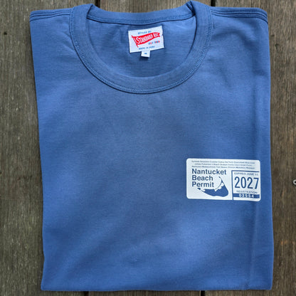 2027 Beach Permit Banner Tee