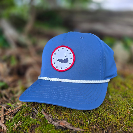 Nantucket Stars and Island Patch Hat