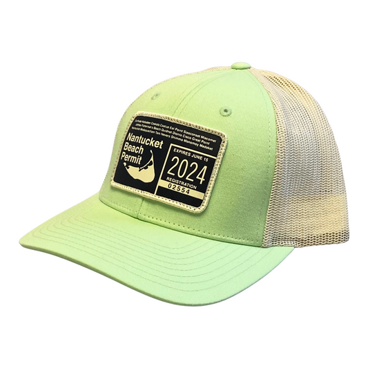 beach permit trucker hat
