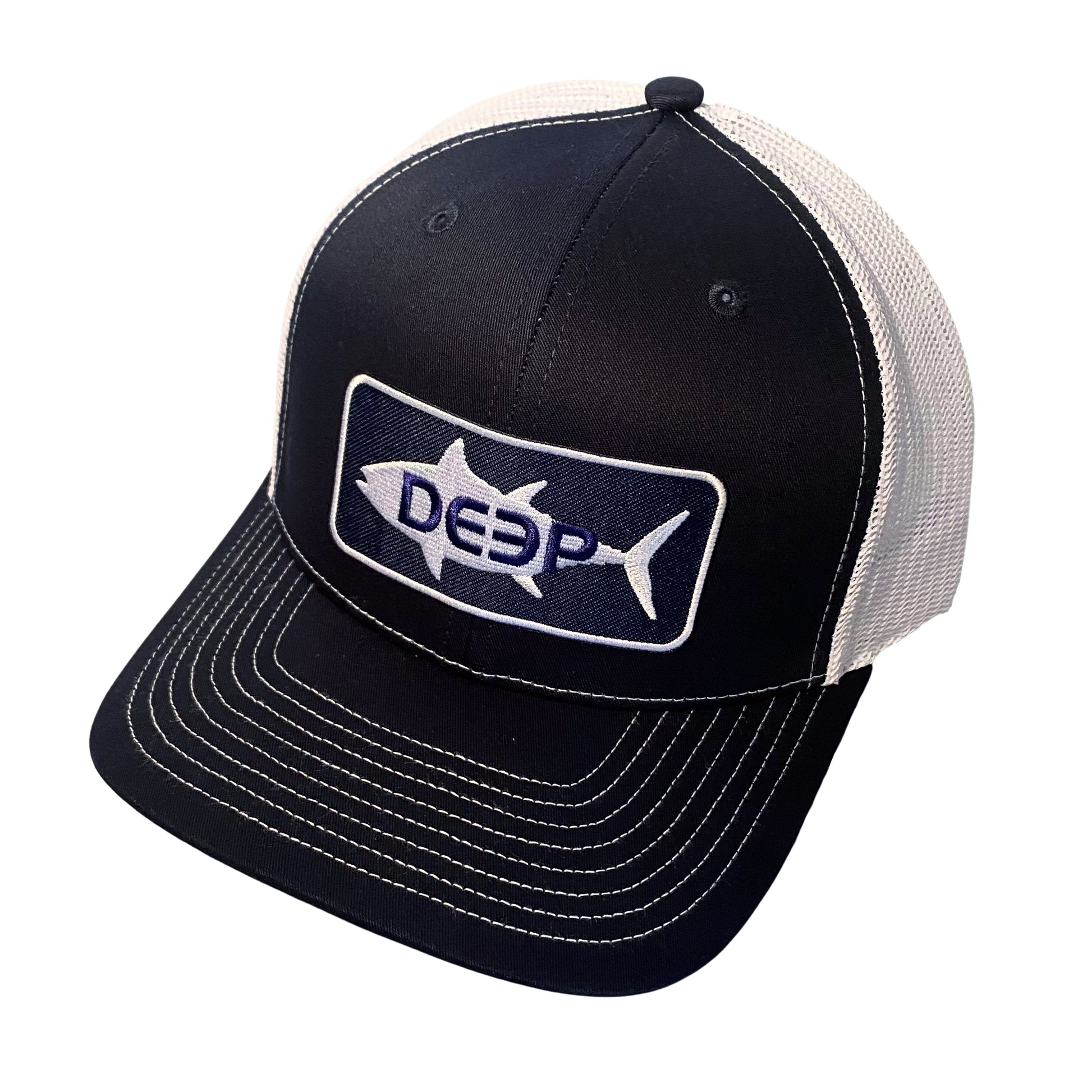 trucker hat with fish
