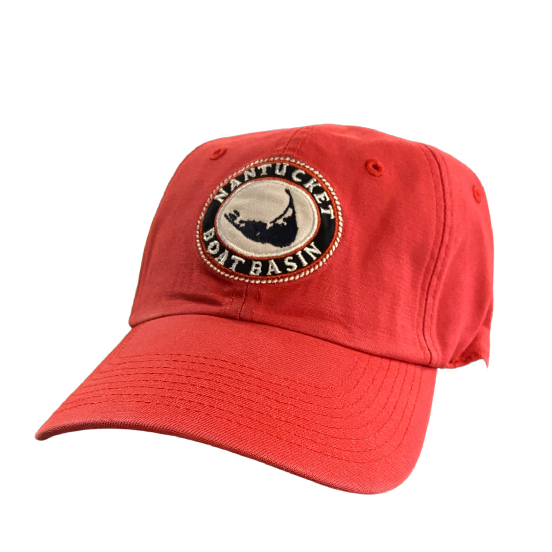 Nantucket Boat Basin Logo Washed Hat