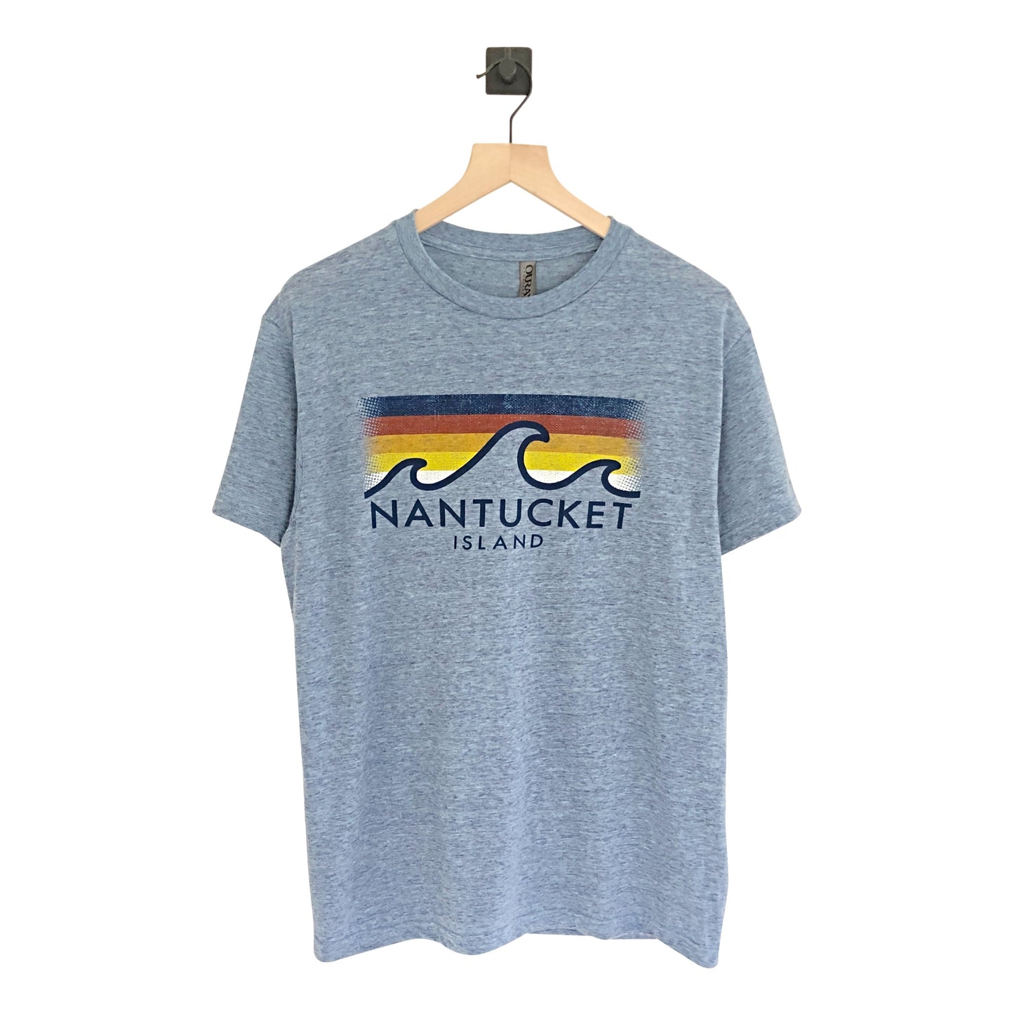 Nantucket Island Faded Wave SS Tee