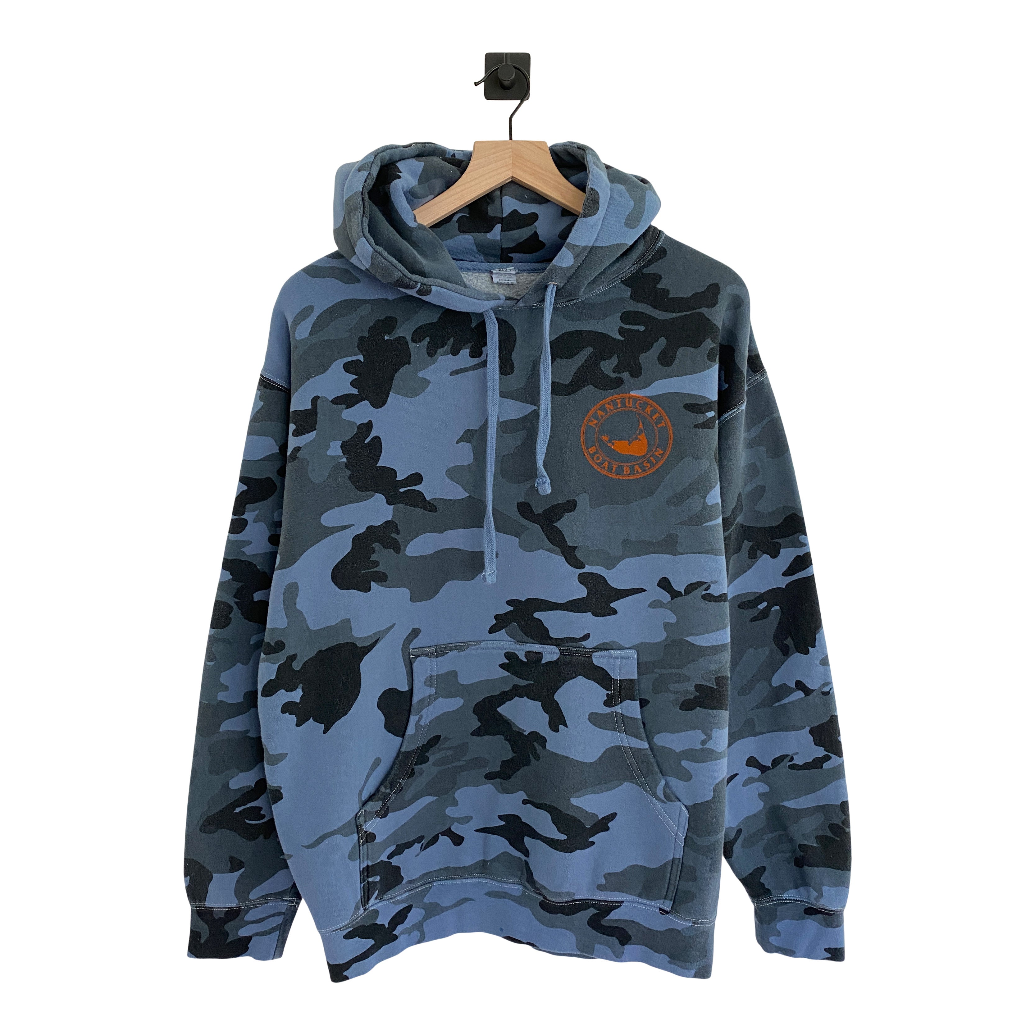 Navy camo hoodie hotsell