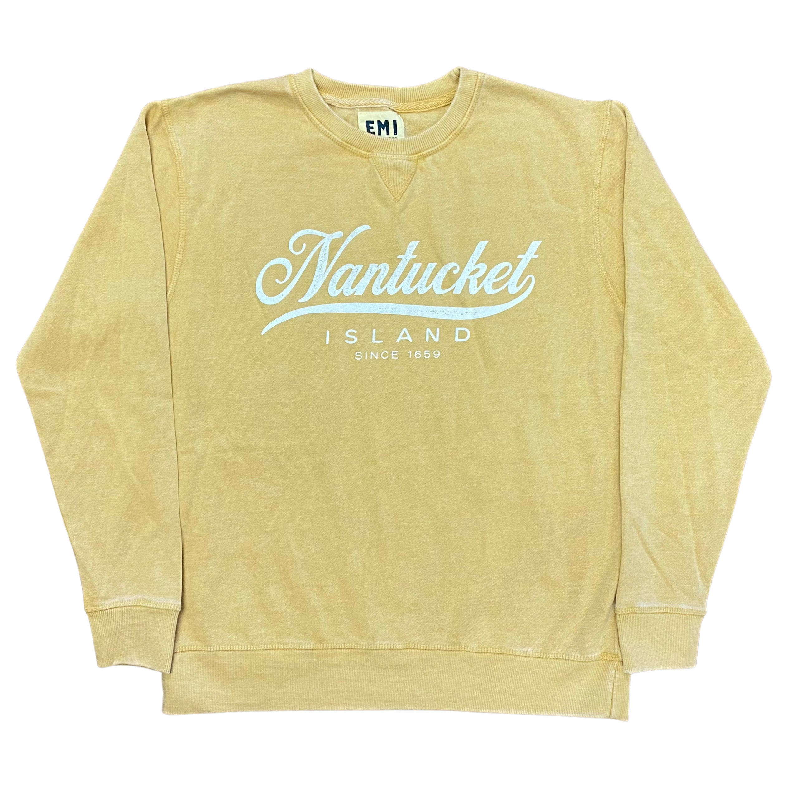 Nantucket Island Crewneck Sweatshirt – Nantucket Boat Basin Authentic Shop