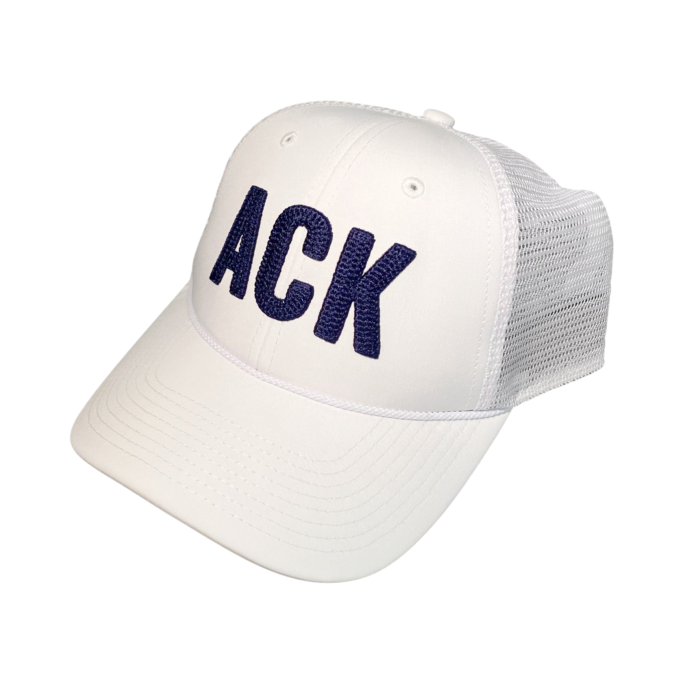 ACK Rope Trucker Hat – Nantucket Boat Basin Authentic Shop