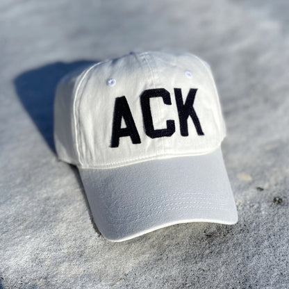 ACK Applique Washed Twill Hat