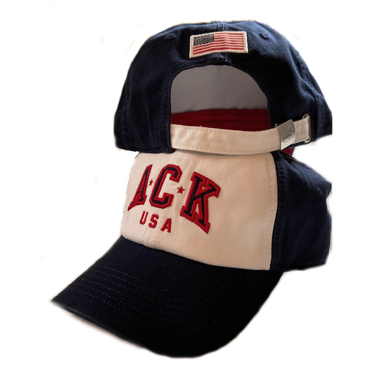 ACK USA Two Tone Washed Hat