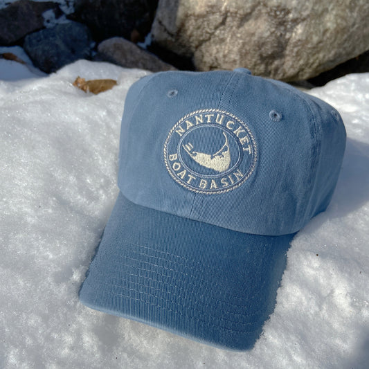 Nantucket Boat Basin Logo Washed Polo Hat