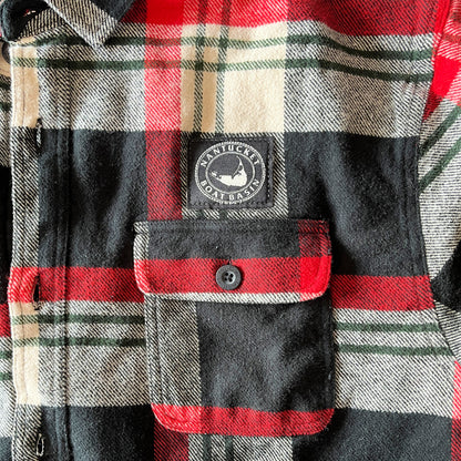 Nantucket Boat Basin Flannel Quilted Jacket